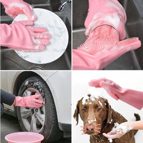 Silicone Washing Gloves